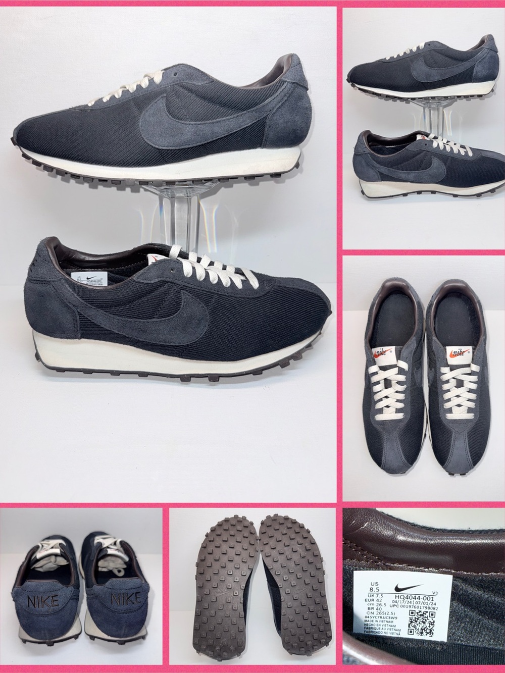 NIKE LD 1000  Dark NAVY Retro Runner Sneakers